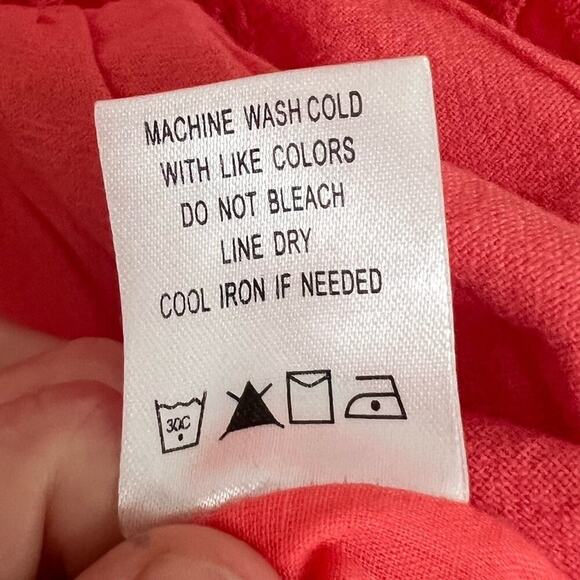 Tyler Boe Izzy Bell Sleeve Dark Coral Mini Dress - Picture 5 of 8